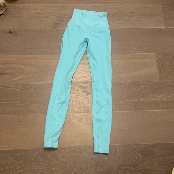 Lululemon align leggings size 0 light blue - Picture 1 of 3